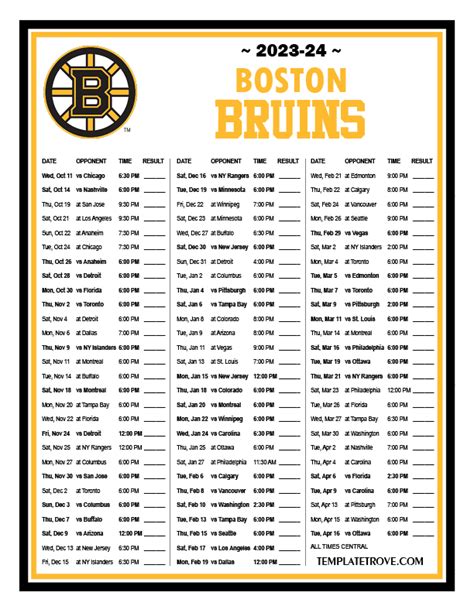 boston bruins 2023 2024 schedule.